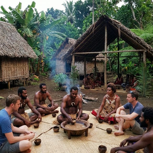 Local cultural experience near Port Vila on Efate Island, Vanuatu